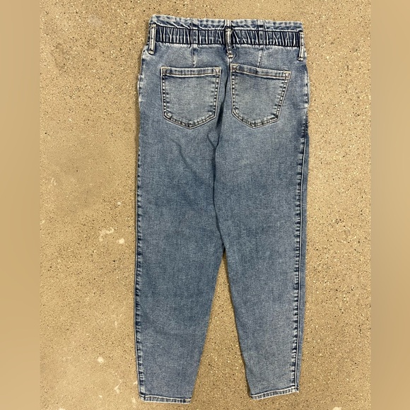 Abercrombie kids high rise mini mom denim jeans size 13/14 - Picture 6 of 9